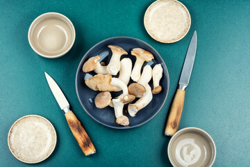 A collection of fresh, whole mushrooms