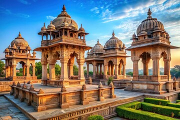 Obraz premium Shivpuri Cenotaphs, Madhya Pradesh, India