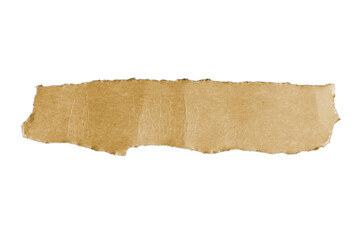 a torn piece of paper on a transparent background