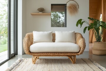Wicker Sofa - Modern and Cozy Living Room Furniture