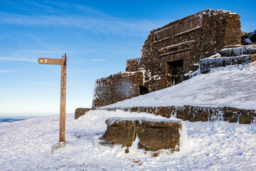 Frozen Landscape - Moel Famou North Wales in winter