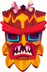 Tribal Face Totem