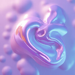 abstract heart shape