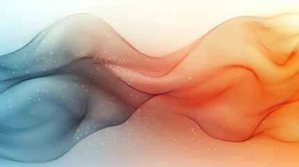 Obraz premium Abstract waves of light and color flowing in a vibrant digital landscape at early morning