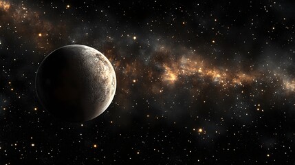 Obraz premium Serene Infinite Sky with Rich Blue Hues and Shimmering Stars