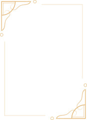 Decorative Golden Frame