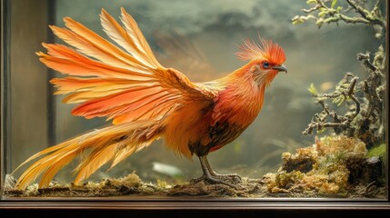 Fototapeta premium Legendary Phoenix in High Fidelity Representation