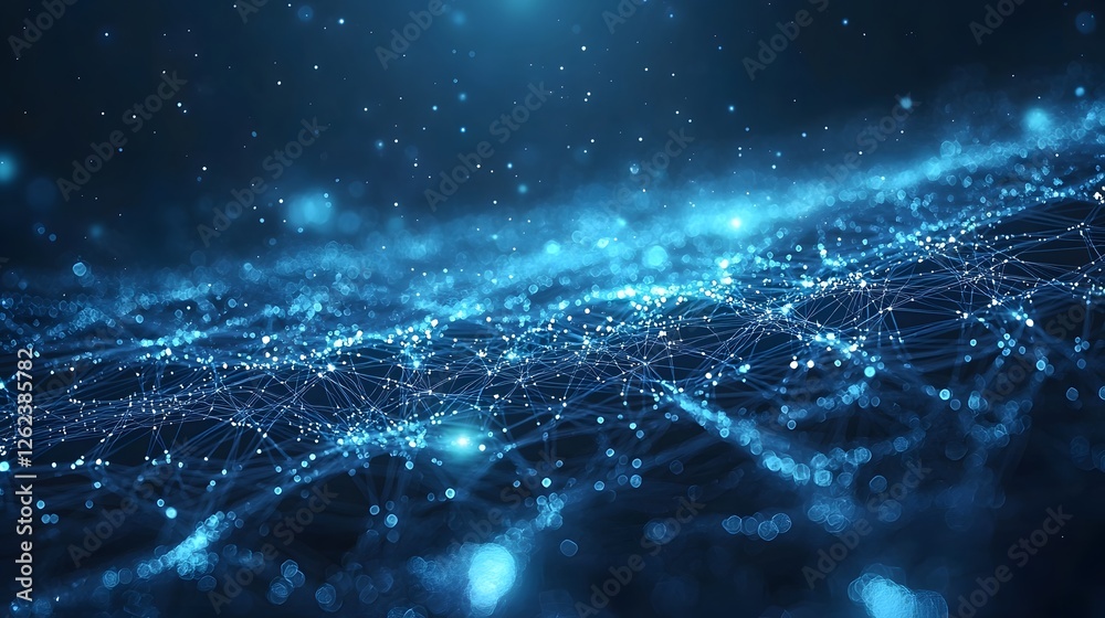 Poster visually striking digital currency network forming intricate high tech connections a futuristic of t