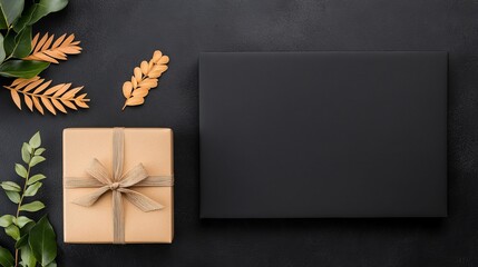 Gift wrapping event home photography cozy atmosphere top view