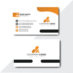 Business card design template, Clean professional business card template, visiting card, business card template.
