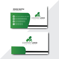 Business card design template, Clean professional business card template, visiting card, business card template.
