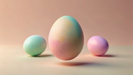 Pastel Easter Egg Texture Background: Minimalist Spring Design