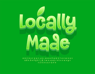 Naklejka premium locally_made