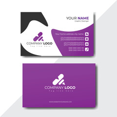 Business card design template, Clean professional business card template, visiting card, business card template.
