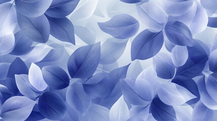 A tranquil periwinkle design with gentle curves and gradients that evoke a sense of peace and relaxation.