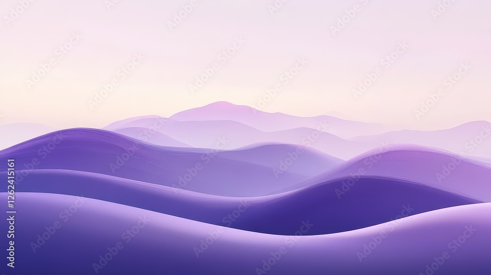 Poster a gentle gradient from soft lavender to light violet, creating a minimalist background that conveys 