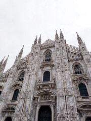 Fototapeta premium Landmark Milan Cathedral (Italian Duomo di Milano)