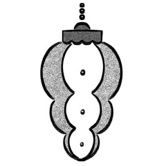 Christmas Ornament Hand drawn Doodle.