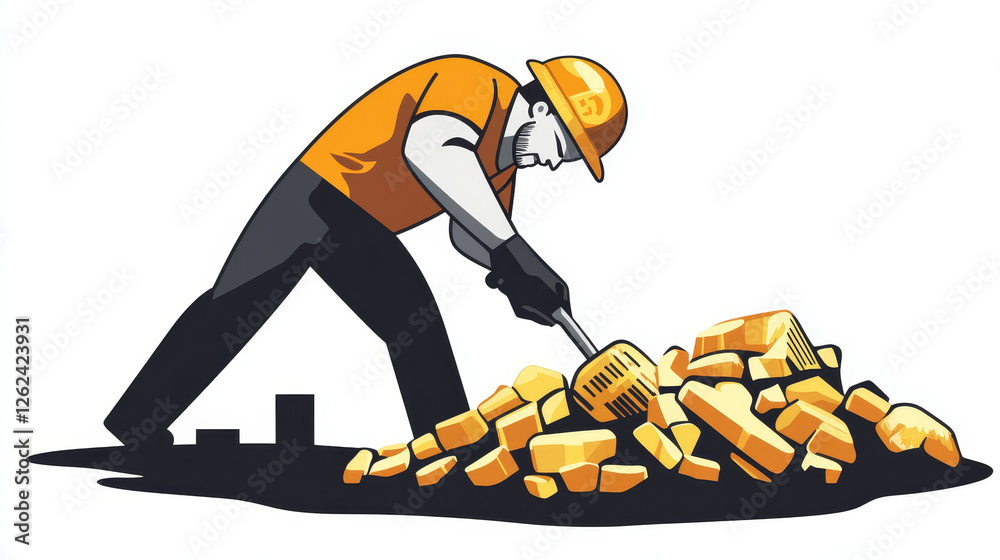 Poster bitcoin mining chain cryptocurrency data center isolated outline icon. vector square block connected