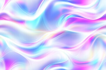 Obraz premium A seamless vibrant, abstract background featuring flowing waves of pastel colors including pink, blue, and white, creating a dreamy and ethereal effect.