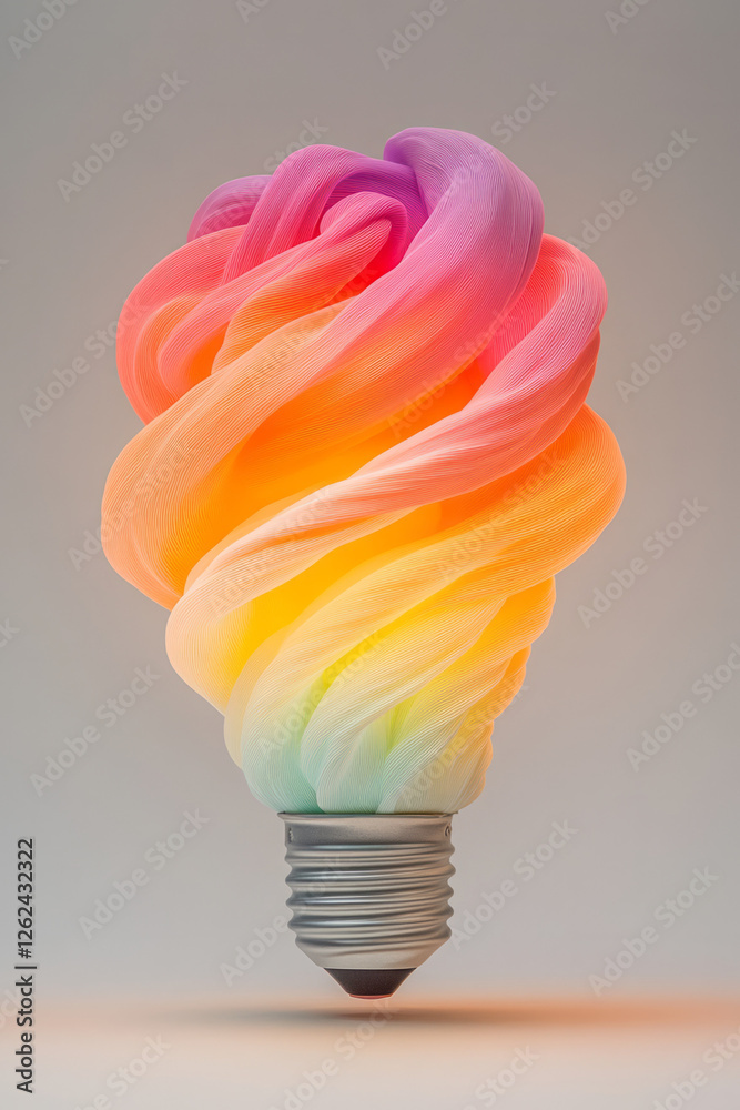 Aufkleber a vibrant collection of shifting shapes, continuously forming new patterns within a softly lit