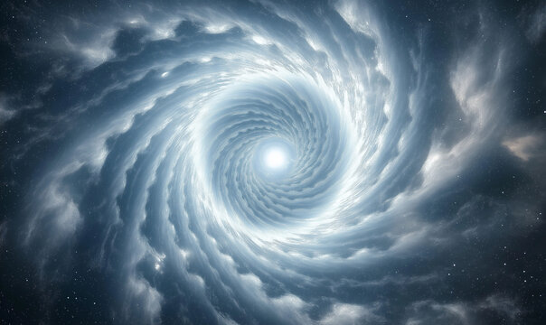 Mesmerizing fractal artwork with silver and sapphire tones, creating a visually stunning and intricate design