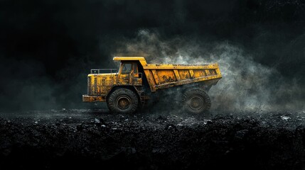 Heavy-Duty Dump Truck in Action