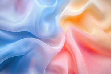 Obraz premium Pastel Dream: A Symphony of Soft Hues in Silk