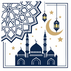 vector illustration of a mosque