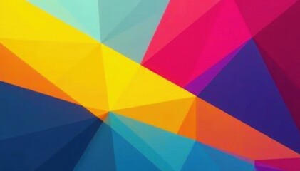 Obraz premium Bold angular shapes, vibrant color blocking, sharp lines , background, texture, surface
