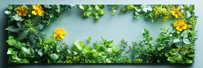 Create stunning promotional flyers featuring fresh greenery and vibrant floral designs for events