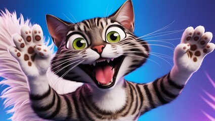 Highly Detailed Photorealistic 3D Render of a Futuristic Cityscape isolated on transparent. PNG.