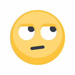 Fototapeta premium Face with Rolling Eyes 