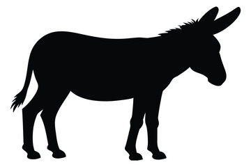 Donkey silhouette