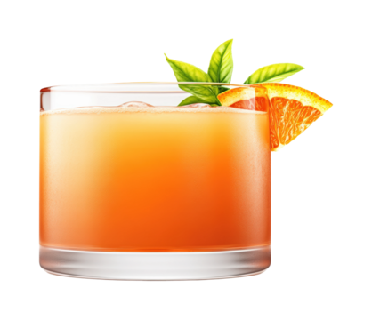 Summer cocktail recipes for refreshing vibes isolated on transparent background, png