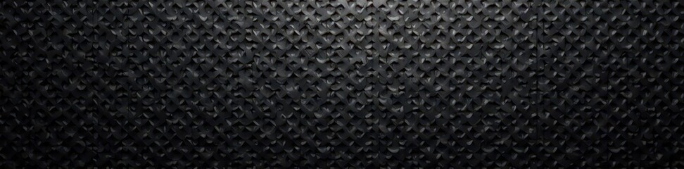 Black metallic surface with tiny holes; textured backdrop , metal texture background, grid