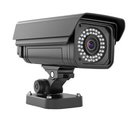 Surveillance camera installation home security isolated on transparent background, png