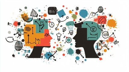 Illustrating Communication and Innovation in Mixed Media