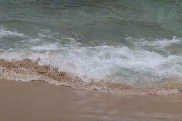waves on the beach
