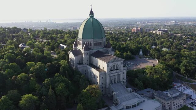 Aerial St. Josephs Oratorium Montreal Canada