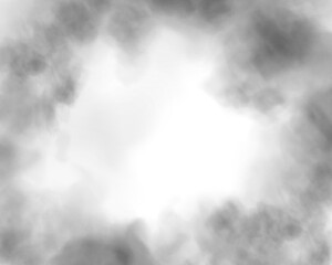 Black ring of smog cloud on isolated transparent special effect. Smoke cloud as ring, magic haze. Black smoke rings from cigarette, pipe or vape. Realistic circle of steam clouds of smoke. PNG.