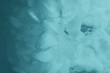 Deep Teal Noise and Static Abstract Background for Modern Designs