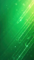 Dynamic white lines forming abstract shapes on green, simple, energy