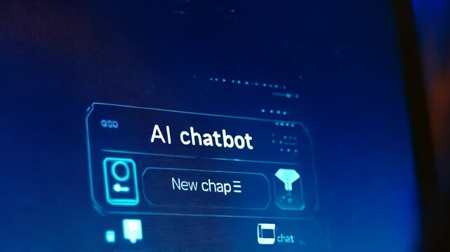 AI Chatbot Interface Display