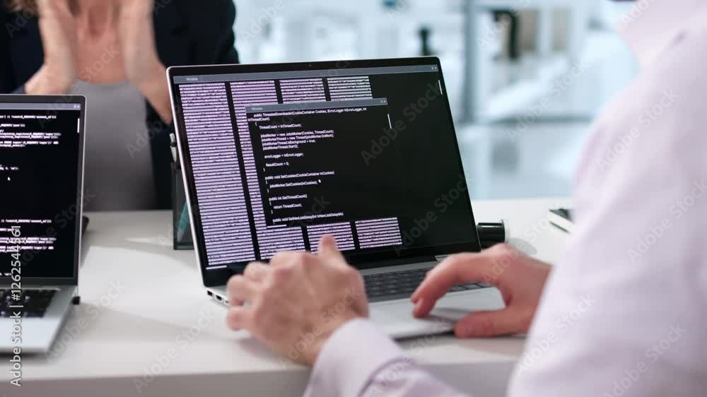 Poster Programmer Code Training In Meeting Room