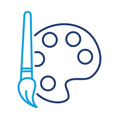 Palette and Brush. This icon shows artistic expression and originality, representing the ability to generate new and innovative concepts.