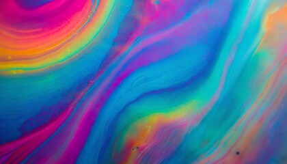 Obraz premium A vibrant and dynamic abstract background with swirling gradients of magenta, cyan, and electric blue