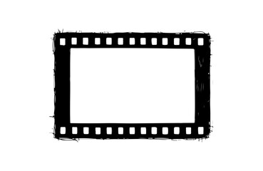 Moon monochrome hand drawn illustration