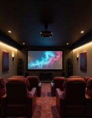 Home Theater Seating Area Setup