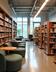 Library Reading Area Design